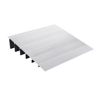 VEVOR Door Threshold Ramp, 15.2 cm Rise, 363 kg Load Capacity, Door Ramp for Wheelchairs, Aluminum Threshold Ramp for Doorways, Adjustable Modular Thr