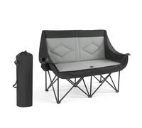 VEVOR Double Camping Chair Two Person Folding Chairs with Cup Holders 660lbs