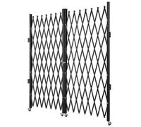 Vevor Double Folding Security Gate, 5 In H X 10 In W Folding Door Gate, Steel Accordion Security Gate, Scissor Gate