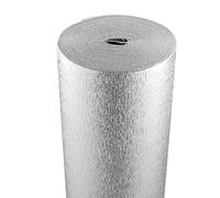 VEVOR Double Reflective Insulation Roll, Foam Core Radiant Barrier, 3.2 mm 48 in x 50 ft, Double-Sided Aluminum Foil EPE Foam Heat Reflective Shield, Thermal Insulation Roll for Window RV Roof