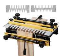 VEVOR Dovetail Jig, 12 in Width, Dove Tailing Router Jigs 4 Router Bits | 5 Templates, Precise Alignment Dove Tail Jig, Mortise and Tenon Woodworking Tools for Furniture & Wood Cabinet Making