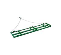 VEVOR Drag Harrow, 8 ft Heavy Duty Tow Behind Drag Harrow with Adjustable Bars & 72 in Chain, Driveway Grader Landscape Rake for ATV, UTV, Tractor, Mower Tow Behind Yard Lawn Leveling Tool
