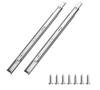 VEVOR Drawer Slides, 20 inch, 10 Pairs Full Extension Ball Bearing Cabinet Rails, 100 LB Load Capacity Heavy Duty Side Mount Dresser Drawer Slides, Drawer Track Runners for Kitchen DIY Replacement