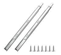 VEVOR Drawer Slides, 22 inch, 10 Pairs Full Extension Ball Bearing Cabinet Rails, 100 LB Load Capacity Heavy Duty Side Mount Dresser Drawer Slides, Drawer Track Runners for Kitchen DIY Replacement