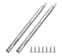 VEVOR Drawer Slides, 24 inch, 10 Pairs Full Extension Ball Bearing Cabinet Rails, 100 LB Load Capacity Heavy Duty Side Mount Dresser Drawer Slides, Dr