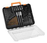 VEVOR Drill Bit Set, 100 Pieces Drill and Driver Bit Set, Screwdriver Bit Set Suitable for Wood Metal Cement Drilling and Screw Driving, Drill Bit Sets Combo Kit Assorted in Organized Carrying Case
