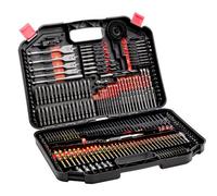 VEVOR Drill Bit Set, 246 Pieces Drill and Driver Bit Set, Screwdriver Bit Set Suitable for Wood Metal Cement Drilling and Screw Driving, Drill Bit Set