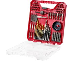 VEVOR Drill Bit Set, 70 Pieces Drill and Driver Bit Set, Screwdriver Bit Set Suitable for Wood Metal Cement Drilling and Screw Driving, Drill Bit Sets Combo Kit Assorted in Organized Carrying Case