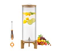 VEVOR Drink Dispenser 13L Beverage Dispenser for Parties Glass with Stand