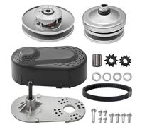 VEVOR Drive Clutch, 2-8HP Engine, 2000 RPM High-Strength Drive Clutch with Asymmetric Designed Wheels & Robust Rubber Belt, Sturdy & Durable Clutch with Full Accessories, Fit for Various Engines