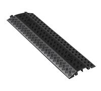 VEVOR Drop Over Cable Cover, 17,500 lbs/Axle Load Capacity, Heavy Duty Cable Hose Protector Ramp, Floor Cord Cover, for High Walking Traffic Areas, In