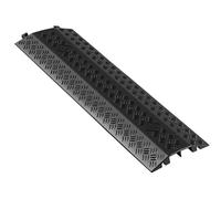 VEVOR Drop Over Cable Cover, 17,500 lbs/Axle Load Capacity, Heavy Duty Cable Hose Protector Ramp, Floor Cord Cover, for High Walking Traffic Areas, Indoor, Outdoor, Home, Office, Warehouse, 1 Pack