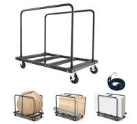 Vevor Drywall Cart Dolly, 816 Kg Load Capacity, Steel Panel Truck Cart With 12.5 mm Swivel Casters, For Factory, Garage