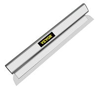 VEVOR Drywall Skimming Blade, 40inch Smoothing Knock-Down Knife, Stainless Steel Putty Knife Finishing Tool, High-Impact End Caps for Sheetrock Drywall Gyprock Wall-Board Plasterboard