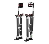 VEVOR Drywall Stilts, 24''-40'' Adjustable Aluminum Tool Stilts with Protective Knee Pads, Durable and Non-slip Work Stilts for Sheetrock Painting, Walking, Taping, Black
