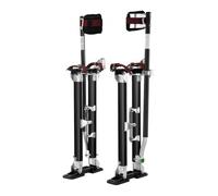 VEVOR Drywall Stilts Aluminum Tool Stilts 61 cm-102 cm Adjustable Painting Black