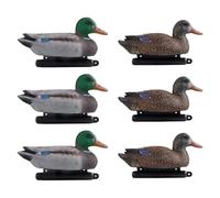 VEVOR Duck Decoys, Realistic Floating Duck Decoys, Weight Forward Swim, Plastic Duck Hunting Decoy Outdoor for Hunting, for Pool, Pond, and Lake, Garden Yard Decoration, Easy to Carry and Use, 6-Pack