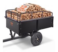 VEVOR Dump Trailer Tow Behind Dump Cart 750 lbs 12 Cu. Ft. Steel Construction