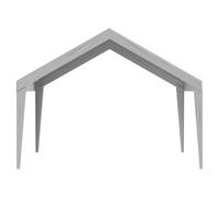 Vevor Durable Carport Canopy Cover 13 X 20 Ft Heavy-Duty Waterproof Grey