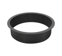 VEVOR Durable Fire Pit Ring 35 Inch Outer Diameter Heavy Duty Steel in Black VEVOR Black