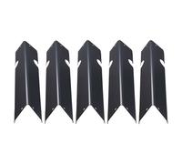 VEVOR Durable Grill Replacement Bars 44cm Porcelain-Enameled Steel 5 Pack in Black VEVOR Black