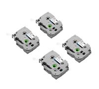 Vevor Durable Label Maker Tape 4 Pack 12mm Black On White Compatible With Brother P-Touch