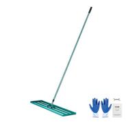 Vevor Durable Lawn Leveling Rake With 198.1 Cm Steel Handle For Garden And Golf Course Use