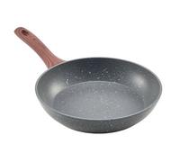 Vevor Durable Nonstick Frying Pan Set 3 Piece Aluminum Skillets 250 280 325 mm With Heat-Resistant Handle Grey