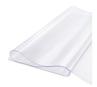 Vevor Durable Plastic Table Cover 42 X 96 Inch Clear Waterproof Pvc Protector