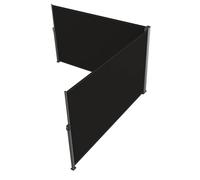 VEVOR Durable Retractable Awning 71" x 236" Black VEVOR Black