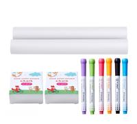 VEVOR Easel Accessory Set, 32 PCS Kid's Art Easel Painting Kit Including Chalks, Dry-Erase Markers & Paper Rolls, Supplies Set for Standing Art Easel,