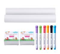 VEVOR Easel Accessory Set, 32 PCS Kid's Art Easel Painting Kit Including Chalks, Dry-Erase Markers & Paper Rolls, Supplies Set for Tabletop Art Easel,