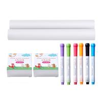 VEVOR Easel Accessory Set, 32 PCS Kid's Art Easel Painting Kit Including Chalks, Dry-Erase Markers & Paper Rolls, Supplies Set for Standing Art Easel, Painting Accessories for Toddlers Boys and Girls