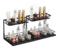 Vevor Efficient 2 Tier Pull Out Cabinet Organizer 10.7"w X 14.2"d For Under Sink Storage 2 Pack