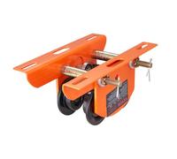 VEVOR Electric Hoist Manual Trolley, 1100 lbs/0.5 Ton Capacity for PA200 PA250 PA300 PA400 PA500, Push Beam Trolley with Dual Wheels, 2.36"-4.72" Adjustable Flange Width for Straight Curved I Beam