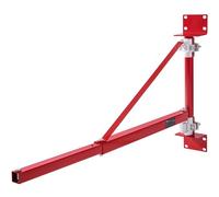 VEVOR Electric Hoist Support Arm, 1320 lbs Max Load Capacity, Electric Hoist Holder Swing Arm with Pole, Steel Hoist Frame, 180° Swivel Scaffold Hoist Lifting Arm, Winch Hoist Arm for Workshop, Garage