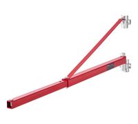 VEVOR Electric Hoist Support Arm, 600 kg Max Load Capacity, Electric Hoist Holder Swing Arm, Steel Hoist Frame, 180° Swivel Scaffold Hoist Lifting Arm