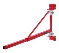 VEVOR Electric Hoist Support Arm, 600 kg Max Load Capacity, Electric Hoist Holder Swing Arm with Pole, Steel Hoist Frame, 180° Swivel Scaffold Hoist L