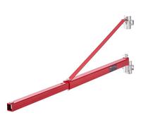 VEVOR Electric Hoist Support Arm, Swing Arm, Carbon Steel, Electric Hoist Holder, 1320 lbs Max Load Capacity, Red