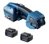 VEVOR Electric Strapping Machine, for 0.35"-0.63" PP PET Straps, Portable Electric Banding Tool with Digital Display, 2 x 4000mAh Battery Powered Automatic Strapping Tool for Packaging Box Pallet