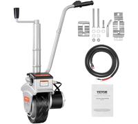 VEVOR Electric Trailer Dolly, 5000lbs Towing Capacity, 350W 12V Trailer Jockey Wheel with 22 ft/min Moving Speed, 12''-24.8'' Adjustable Clamp Height