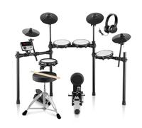 VEVOR Electronic Drum Set, 32 Electronic Drum Kit with 480 Sounds, Dual Trigger 8" Electronic Drum Set with MIDI USB Support with Flat Drumsticks and Headphones