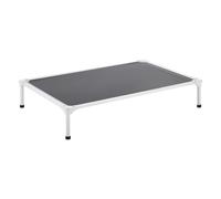 VEVOR Elevated Dog Bed for Large Dogs, Portable Raised Dog Cot with Aluminum Tube Metal Frame and Breathable Teslin Mesh, Indoor & Outdoor Pet Cooling Raised Hammock Bed, XL, Gray