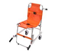 VEVOR EMS Stair Chair, 159 kg Load Capacity, Foldable Aluminum Emergency Stair Climbing Wheelchair with 2 Wheels, Portable Stair Lift Chair Ambulance