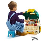 VEVOR Engine Toy 60 Pieces Kids Mechanic Car Repair Set with Removable Parts Lights and Sounds Steering Wheel and Horn Kids Mechanic Worksho