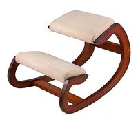 VEVOR Ergonomic Kneeling Chair 220LB Load Capacity Kneeling Posture Desk Chair Stool with Hip Cushion Kneeling Ergonomic Stool for Home Office Good Posture Computer Stool (Hickory)