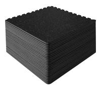 Vevor Eva Interlocking Foam Floor Mats, 0.56 In Thickened 25 Pcs Puzzle Rubber Tiles, 24 X 24 In Exercise Floor Mat