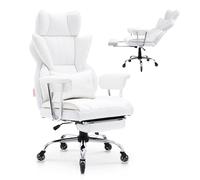 VEVOR Executive Office Chair Reclining Office Chair with Footrest 90-120°Rocking