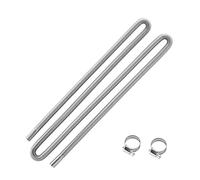 VEVOR Exhaust Hose, 118.1 inch Stainless Steel Exhausts Hose, Diesel Heater Flexible Exhaust Pipe with 2 Hose Clamps, Exhausts Hoses Kit Diesel Heater Accessories for 2KW 5KW 8KW Diesels Heaters