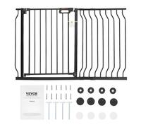 VEVOR Extra Wide Baby Gate 74.9 cm-122.9 cm Black VEVOR Black